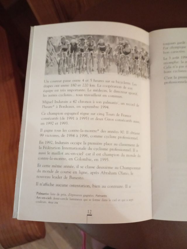 Libro Miguel Indurain: L'homme et le cycliste