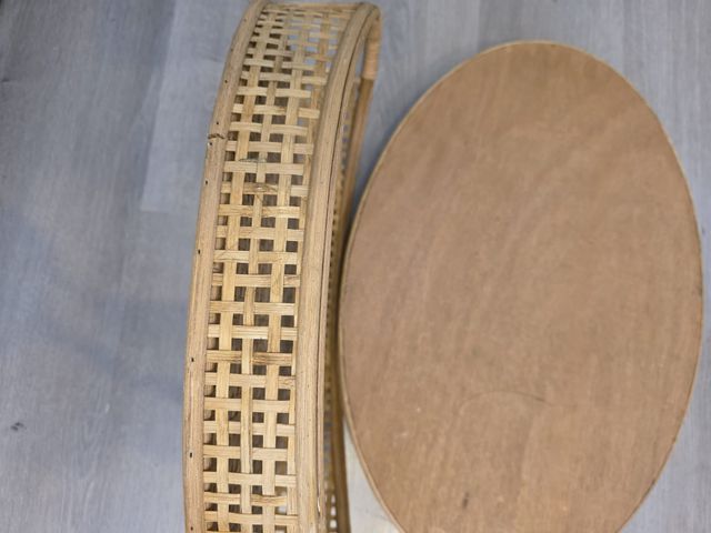 Pareja Bandejas Ovaladas Bambú