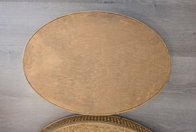 Pareja Bandejas Ovaladas Bambú