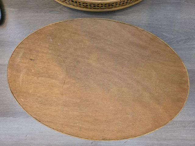 Pareja Bandejas Ovaladas Bambú