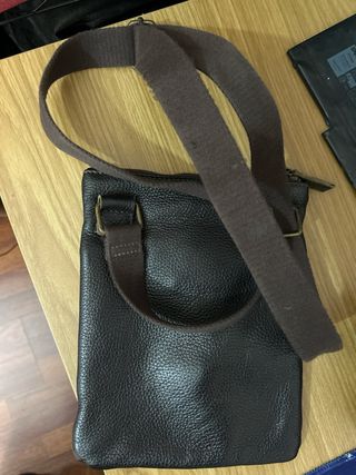 Borsello Timberland in pelle marrone