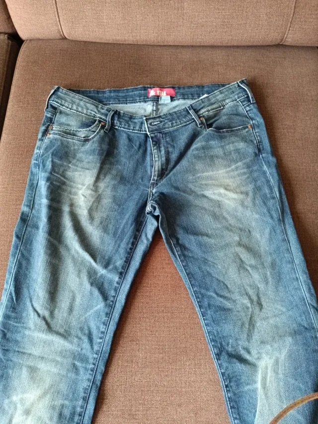 Tejanos azules acampanados talla 44