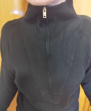 Jersey cuello alto cremallera Talla M/L