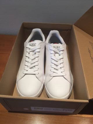 Zapatillas Polo Ralph Lauren Hombre Blancas