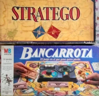 Lote 3 juegos de mesa Risk.Bancarrota.y estratego