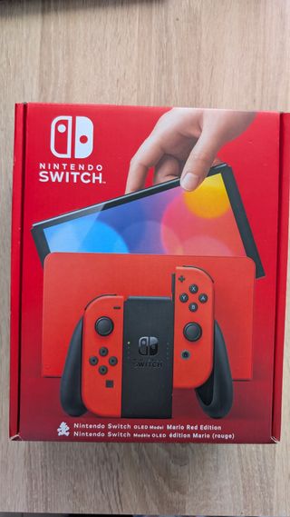 NUEVA Nintendo Switch OLED Edición Mario Roja