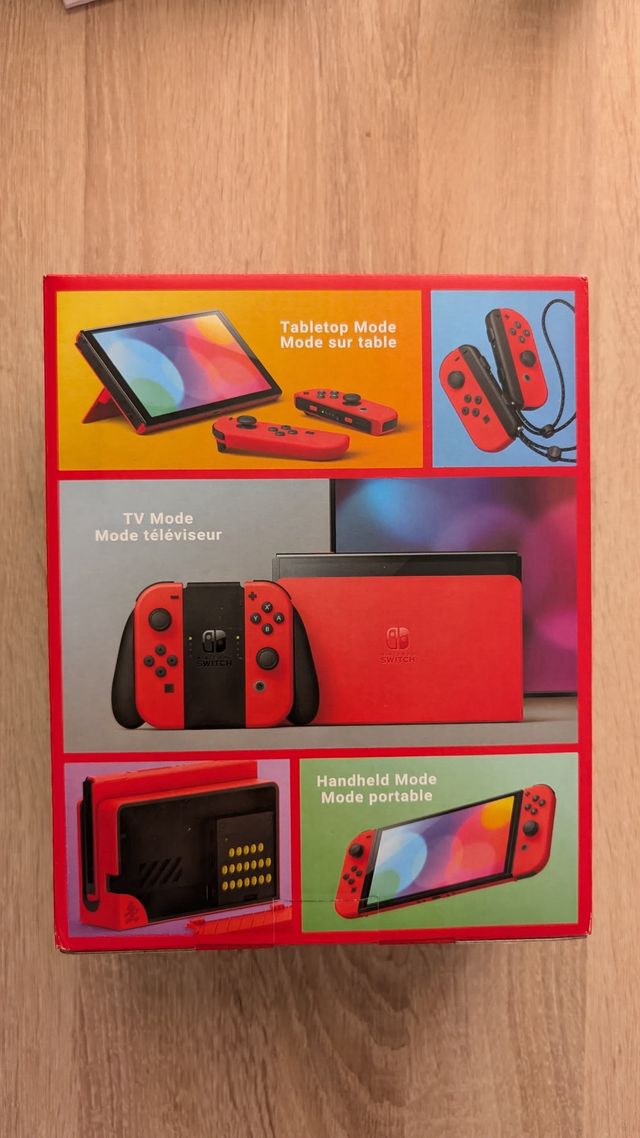 NUEVA Nintendo Switch OLED Edición Mario Roja