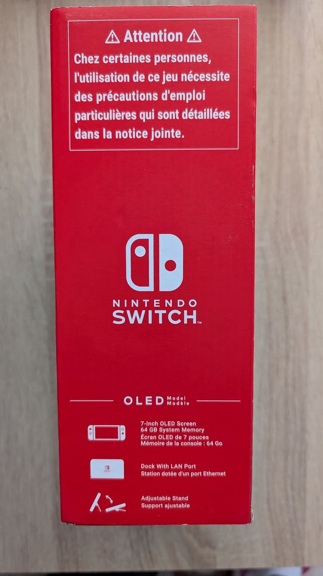 NUEVA Nintendo Switch OLED Edición Mario Roja