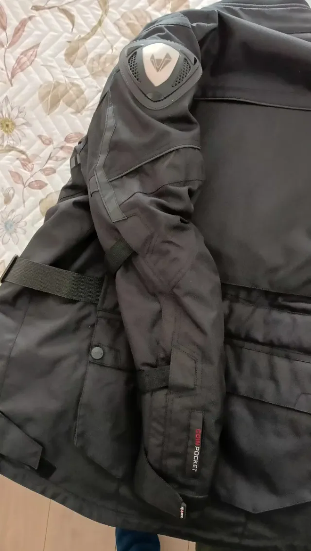 Chaqueta Moto Invierno Hombre Negra