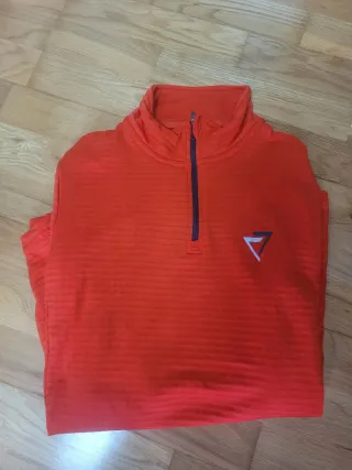 Camiseta térmica hombre naranja