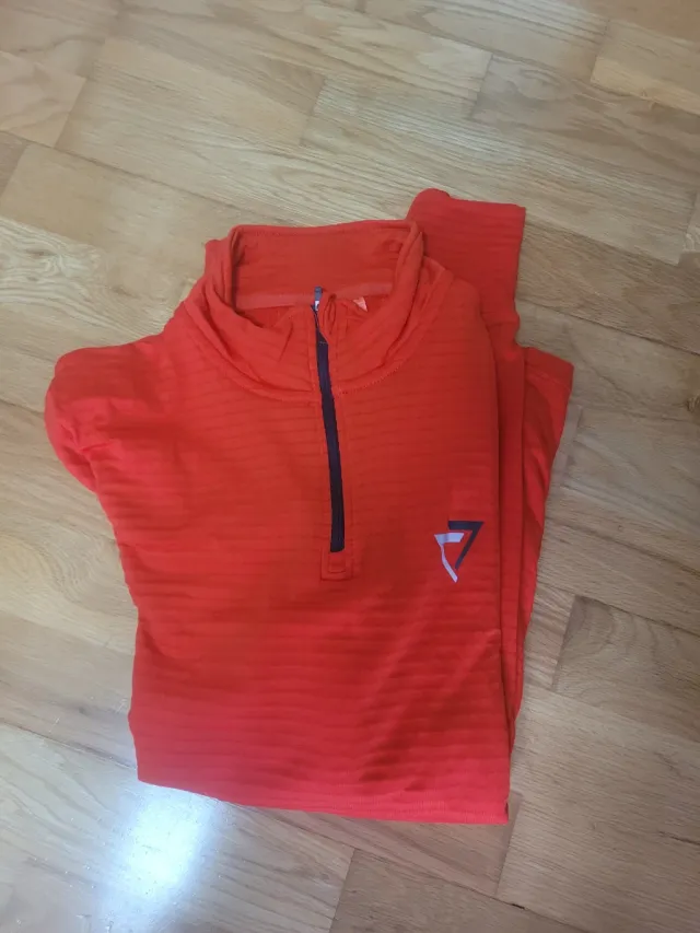 Camiseta térmica hombre naranja