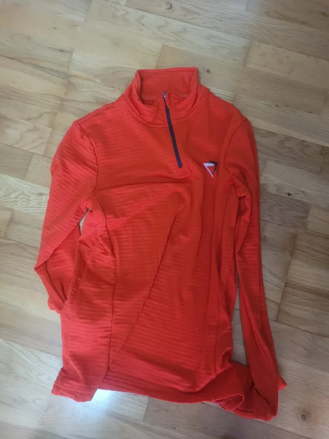 Camiseta térmica hombre naranja