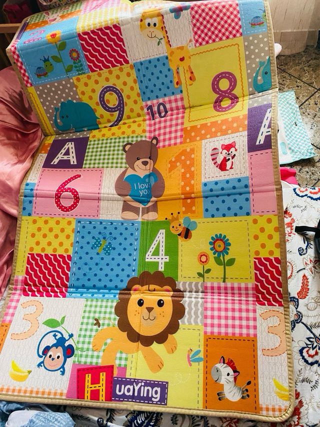 Alfombra de juego plegable para bebé