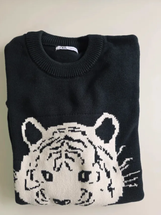 Jersey Zara Tigre Talla M Descatalogada