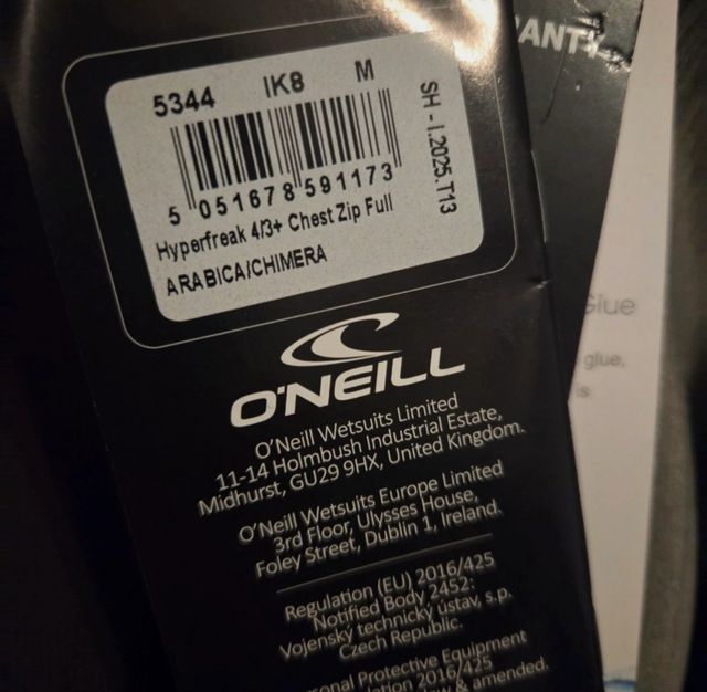 Oneill Hyperfreak 4/3+ Traje Neopreno Nuevo