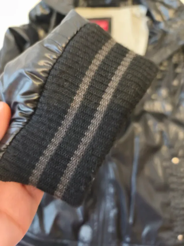 Chaqueta entretiempo negra talla 16