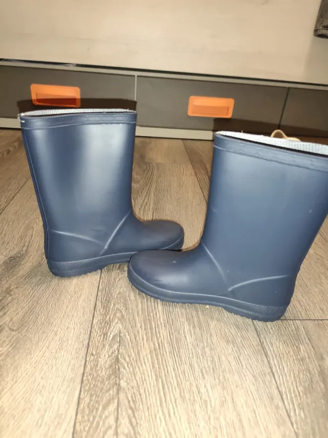 Botas de agua azul marino