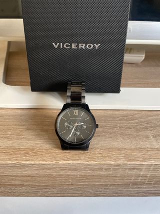 Reloj Viceroy Negro y Plateado