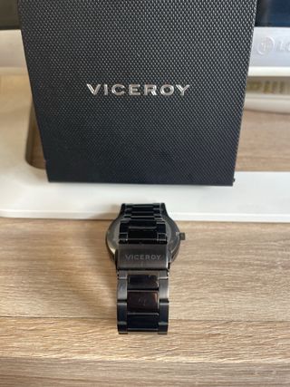 Reloj Viceroy Negro y Plateado