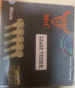 Bombín M&C MOVE con adaptador Tedee pro