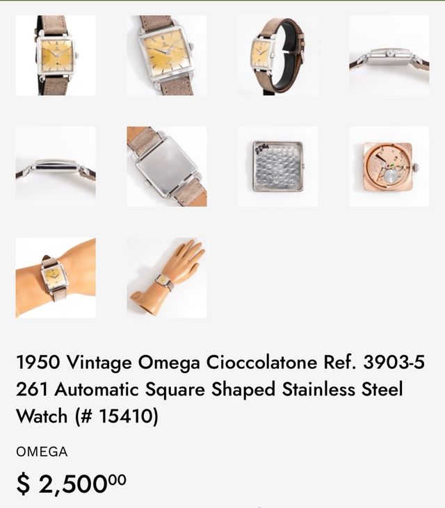 Reloj Omega Bumper Raro