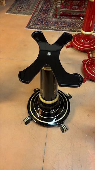 piedistallo per affettatrice restaurato nero