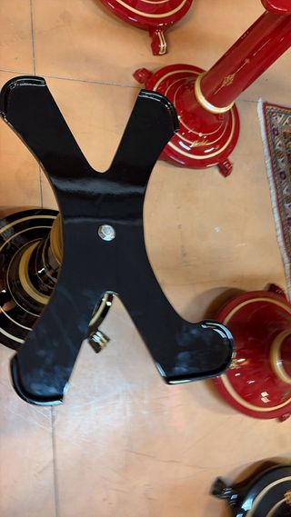 piedistallo per affettatrice restaurato nero