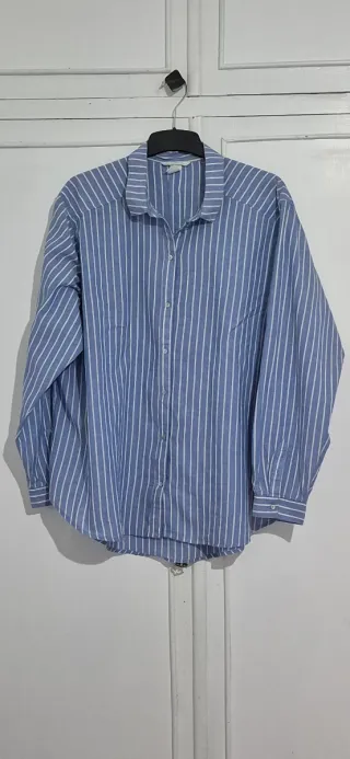 3x2. Camisa Rayas Verticales 100% algodón Talla Gr