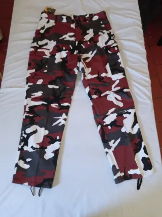 Pantalón militar camuflaje vintage