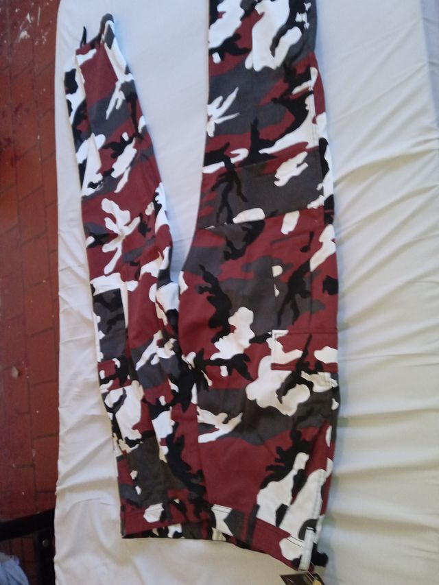 Pantalón militar camuflaje vintage
