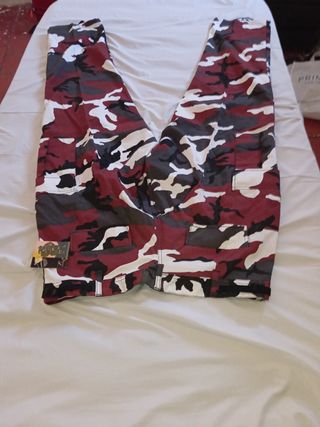Pantalón militar camuflaje vintage