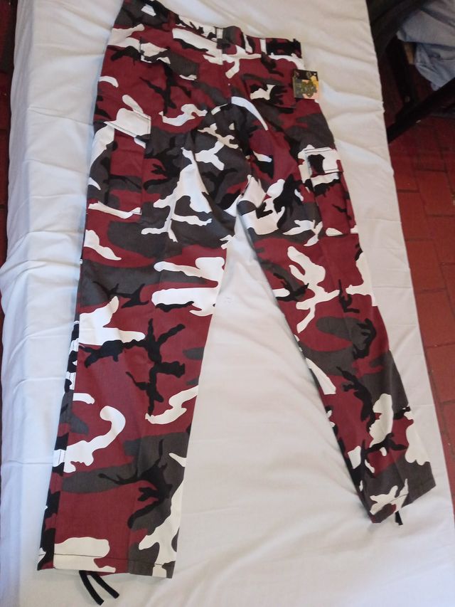 Pantalón militar camuflaje vintage