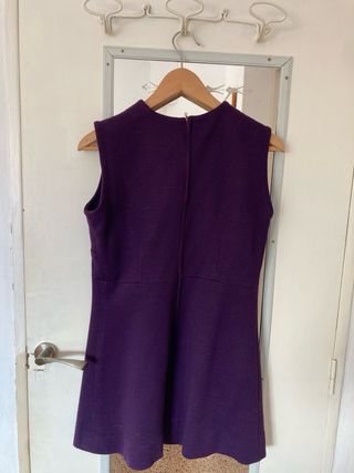 Vestido años 60 morado