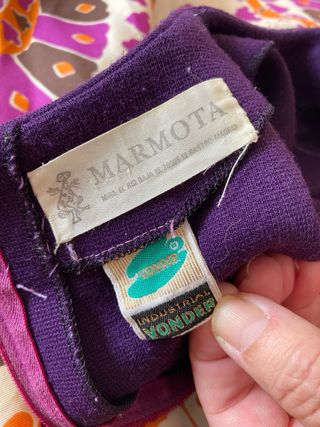 Vestido años 60 morado