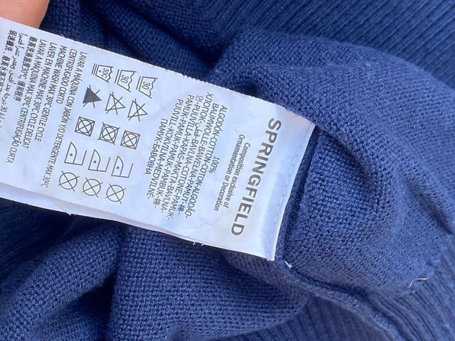 Jersey Springfield Rayas Azul Marino