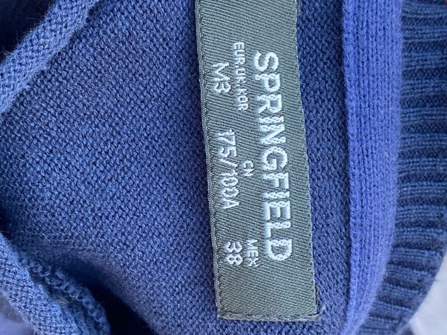 Jersey Springfield Rayas Azul Marino