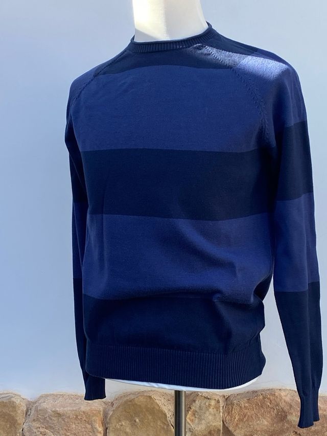 Jersey Springfield Rayas Azul Marino