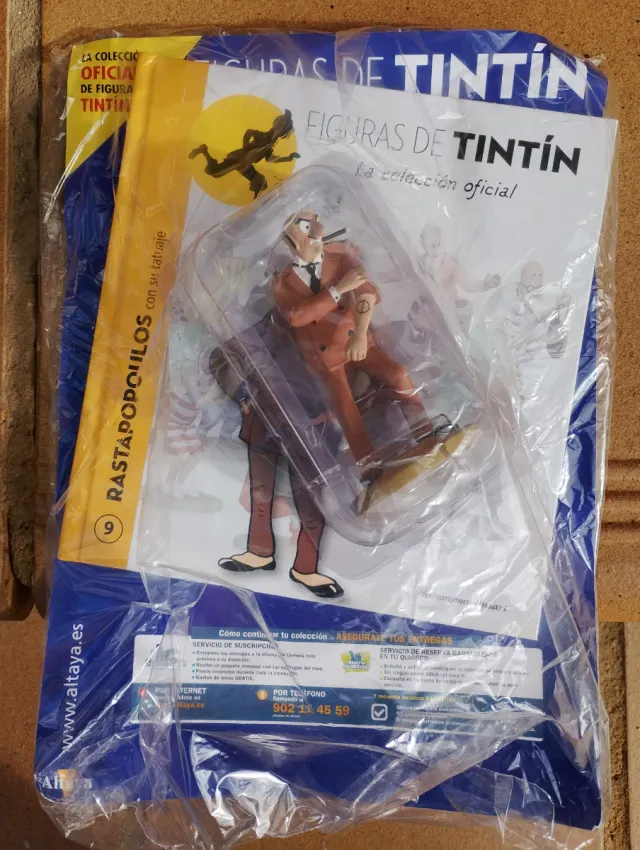 Figura Rastapopoulos Tintín con Tatuaje