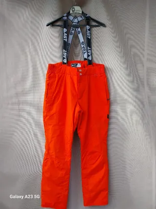 Pantaloni sci uomo AST arancioni