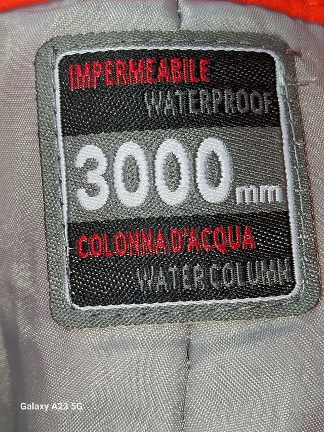 Pantaloni sci uomo AST arancioni