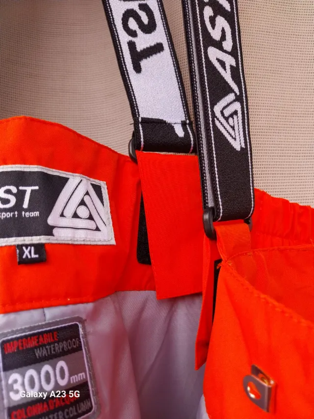 Pantaloni sci uomo AST arancioni