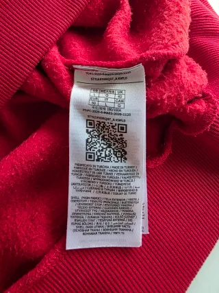 Sudadera Guess Roja Talla L Letras 3D