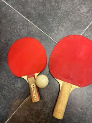 2 Raquetas y 2 Pelota Ping Pong