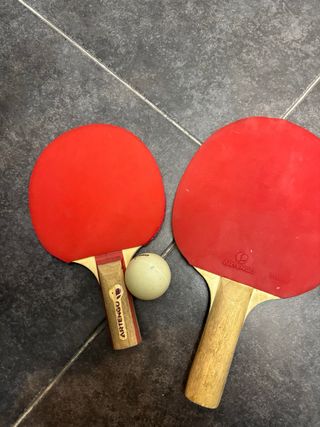 2 Raquetas y 2 Pelota Ping Pong