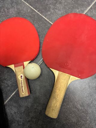 2 Raquetas y 2 Pelota Ping Pong
