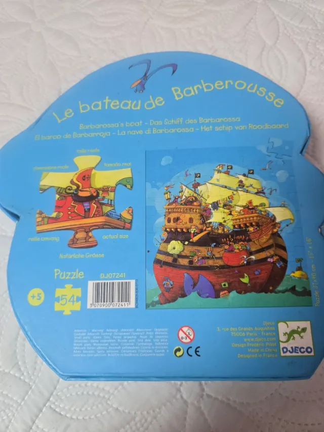 Puzzle Djeco Piratas 54 piezas