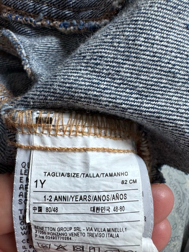 Cazadora vaquera niña