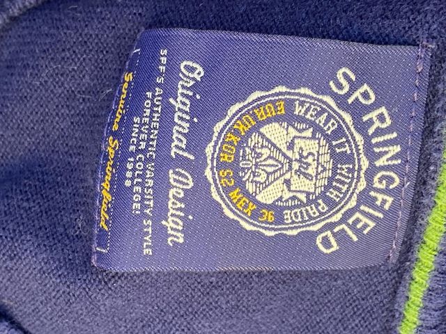 Jersey Springfield Rombo Azul y Verde