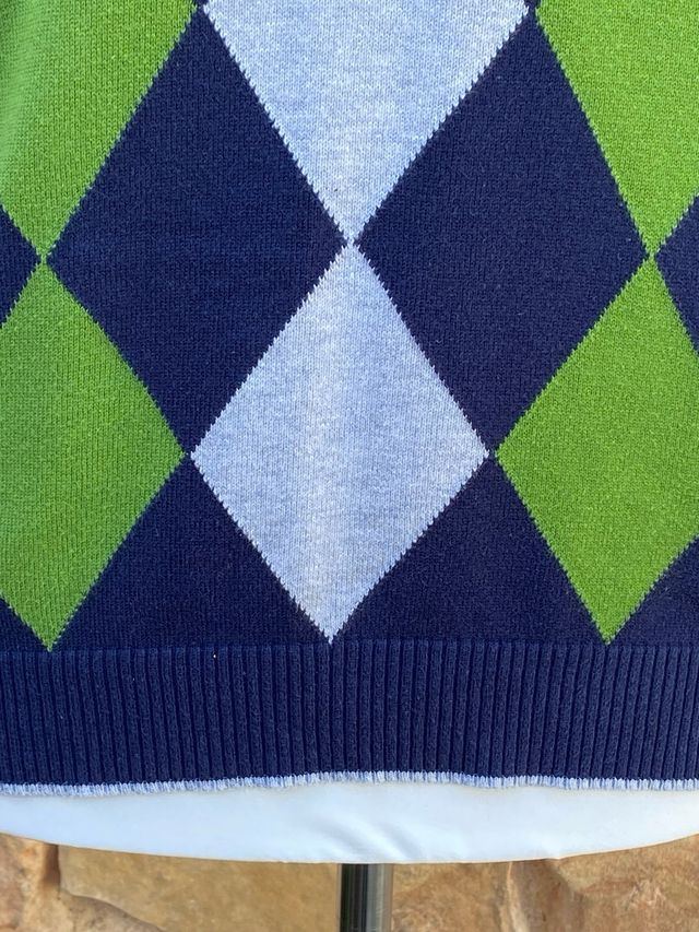 Jersey Springfield Rombo Azul y Verde