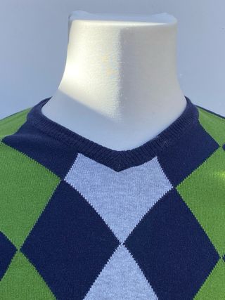 Jersey Springfield Rombo Azul y Verde